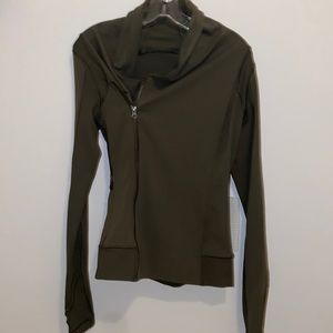 NWT Lululemon Bhakti Yoga Jacket - Olive - 4
